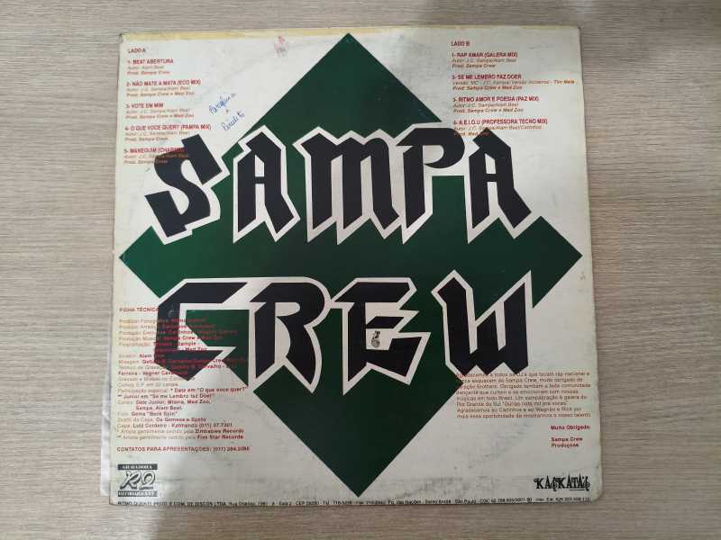 Lp Vinil Sampa Crew Super Remixes