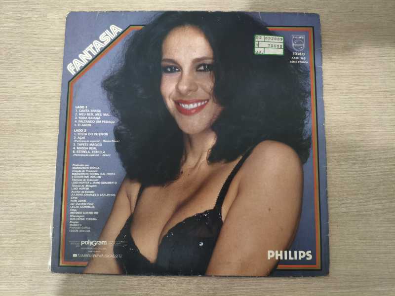 Lp Vinil Gal Costa Fantasia Com Encarte