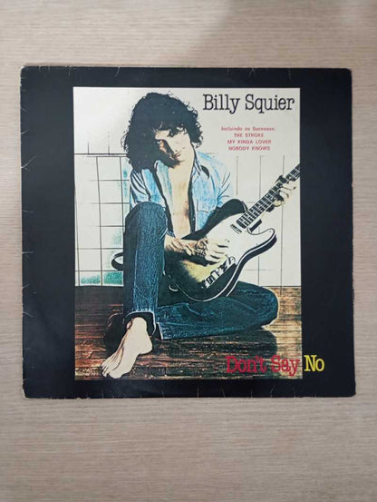 Lp Vinil Billy Squier Don't Say No Com Encarte
