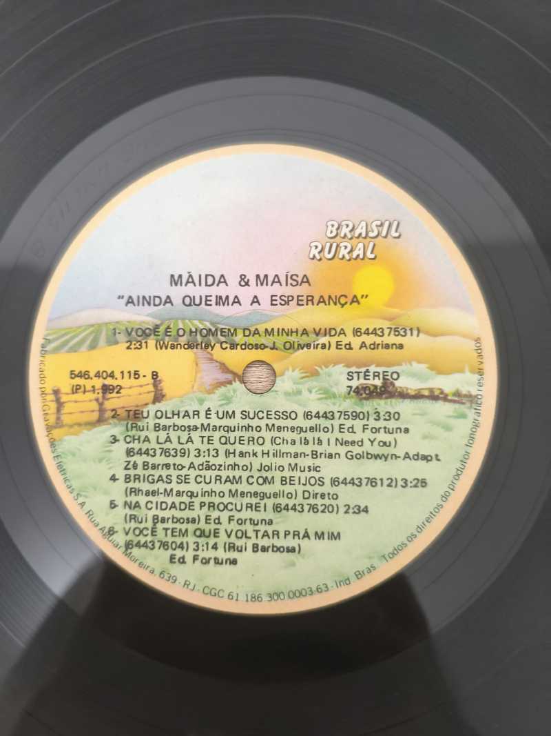 Lp Vinil Máida & Maísa Ainda Queima A Esperança
