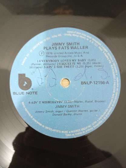 Lp Vinil Jimmy Smith Plays Fats Waller