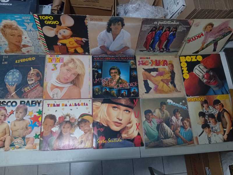 Lp Vinil Lote 15 Unidades Pop Teen Infantil