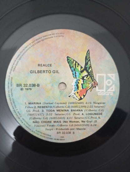 Lp Vinil Gilberto Gil Realce