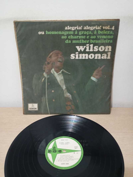 Lp Vinil Wilson Simonal Alegria! Alegria! Vol.4