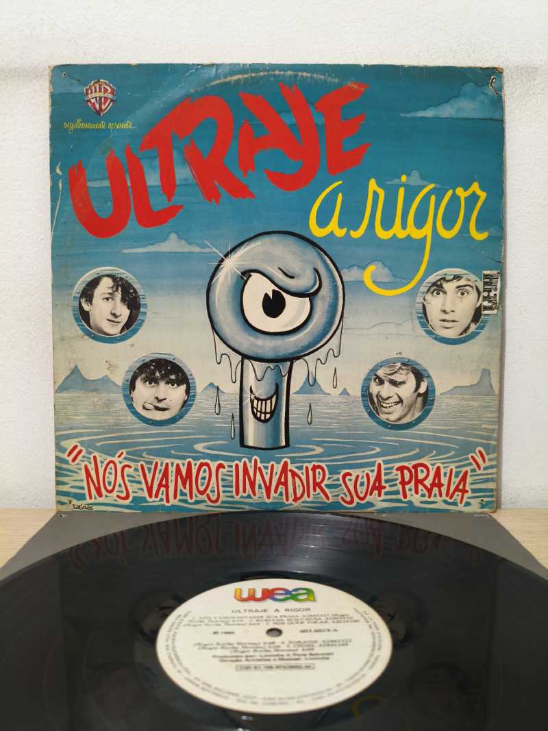 Lp Vinil Ultraje A Rigor Vamos Invadir Sua Praia C/ Encarte
