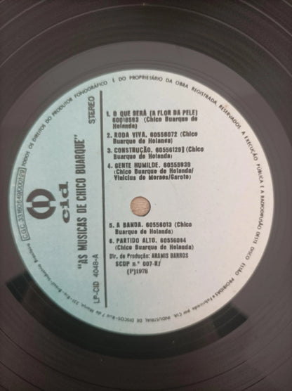 Lp Vinil Chico Buarque Talento Brasileiro 6 Músicas de