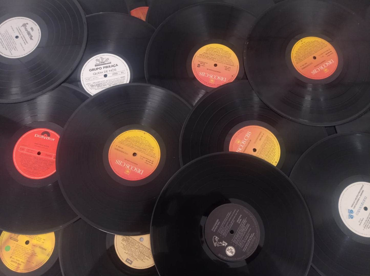 Lp Vinil Lote Com 30 LPs Para Decoração Ou Artesanato