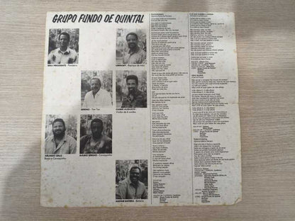 Lp Vinil Fundo de Quintal Quebra Rocha Com Encarte, Leia