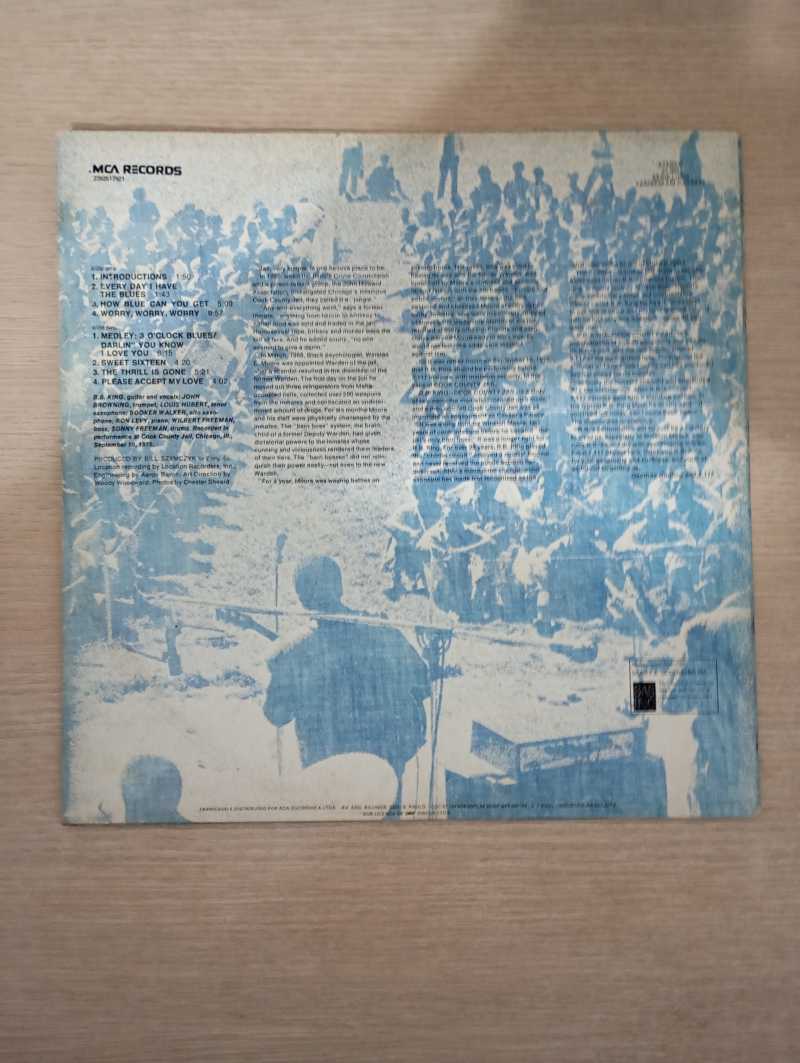 Lp Vinil B.B. King Live In Cook County Jail
