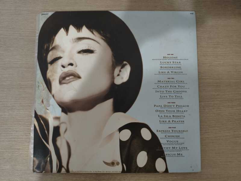 Lp Vinil Madonna The Immaculate Collection Duplo C/ Encartes