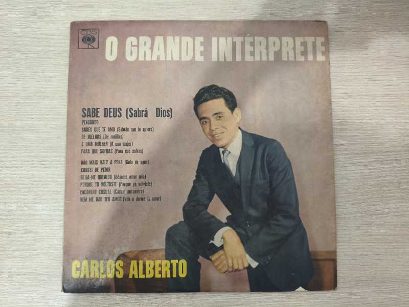 Lp Vinil Carlos Alberto O Grande Intérprete