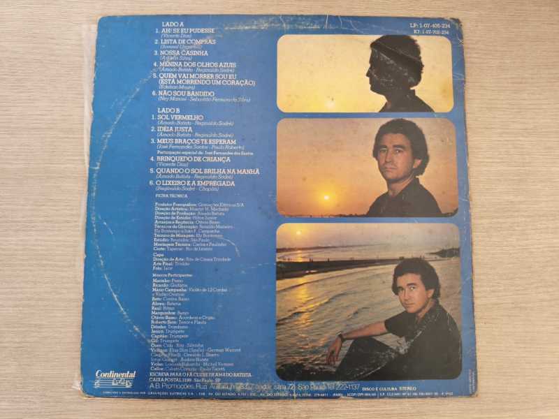 Lp Vinil Amado Batista Sol Vermelho