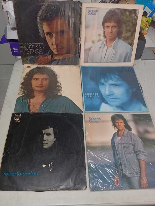 Lp Vinil Lote 6 Unidades Roberto Carlos