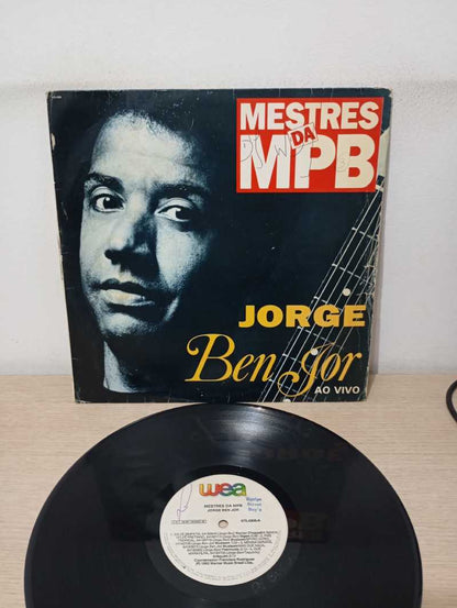 Lp Vinil Jorge Ben Ao Vivo - Mestres da MPB
