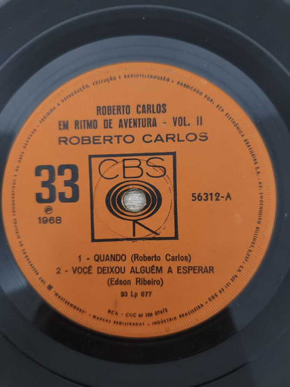 Compacto Vinil Roberto Carlos Em Ritmo de Aventura Vol. II