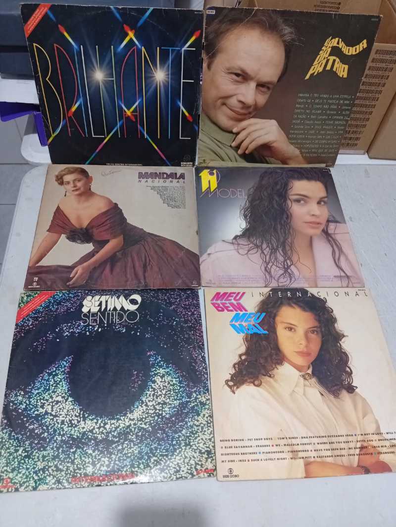 Lp Vinil Lote 6 Unidades Novelas