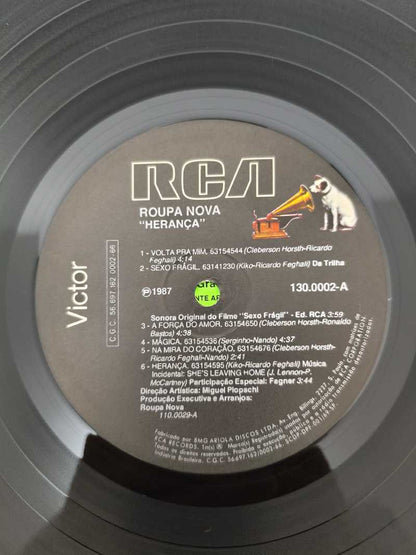 Lp Vinil Roupa Nova Herança Com Encarte