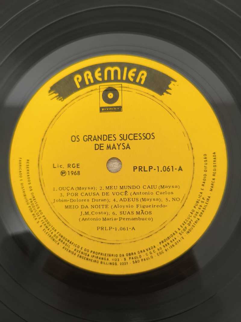 Lp Vinil Maysa Matarazzo Os Grandes Sucessos de