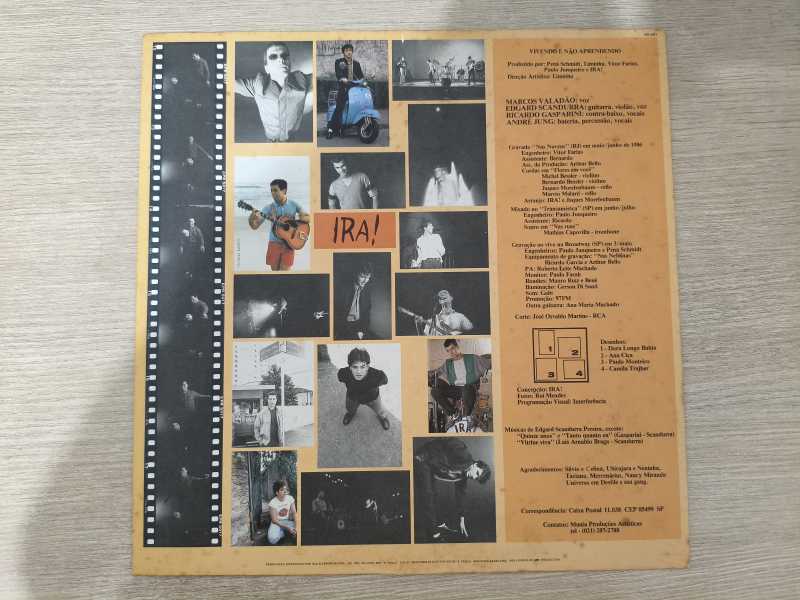 Lp Vinil Ira! Vivendo E Não Aprendendo Com Encarte