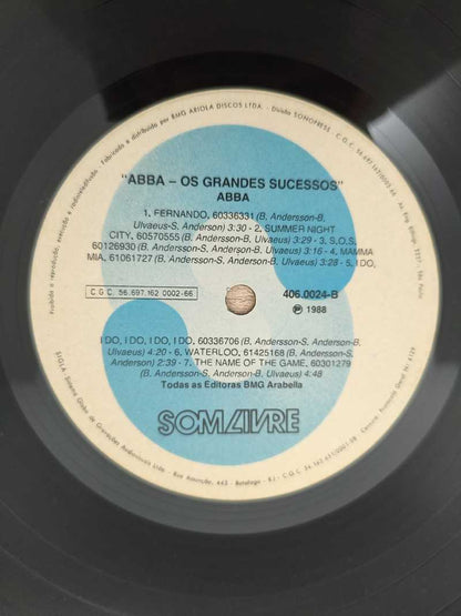 Lp Vinil ABBA Os Grandes Sucessos