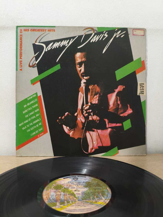 Lp Vinil Sammy Davis Jr Live Performance His Greatest Hits