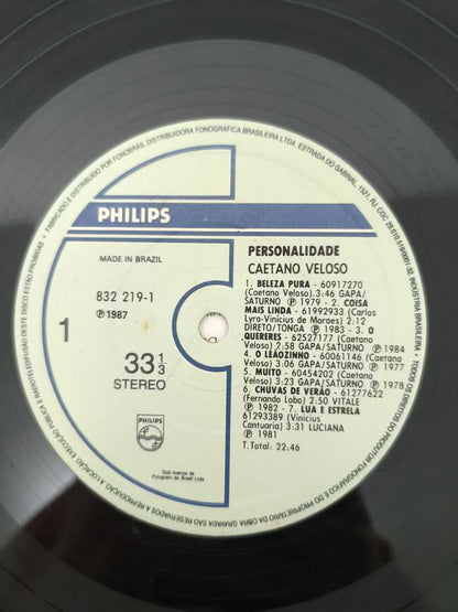 Lp Vinil Caetano Veloso Personalidade Com Encarte