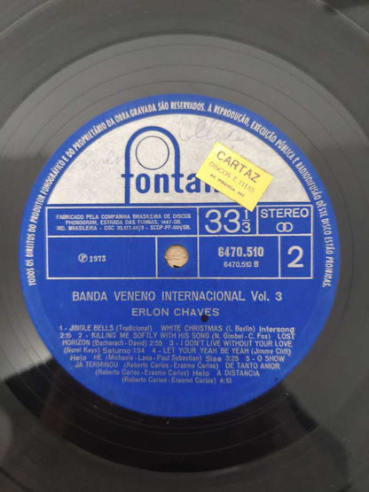 Lp Vinil Banda Veneno Internacional Erlon Chaves Vol. 3