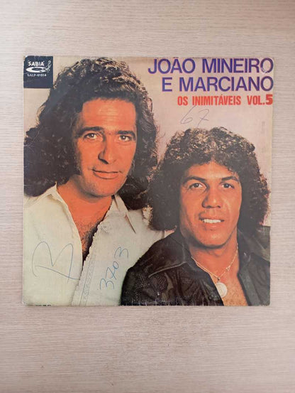 Lp Vinil João Mineiro e Marciano Os Inimitáveis Vol. 5
