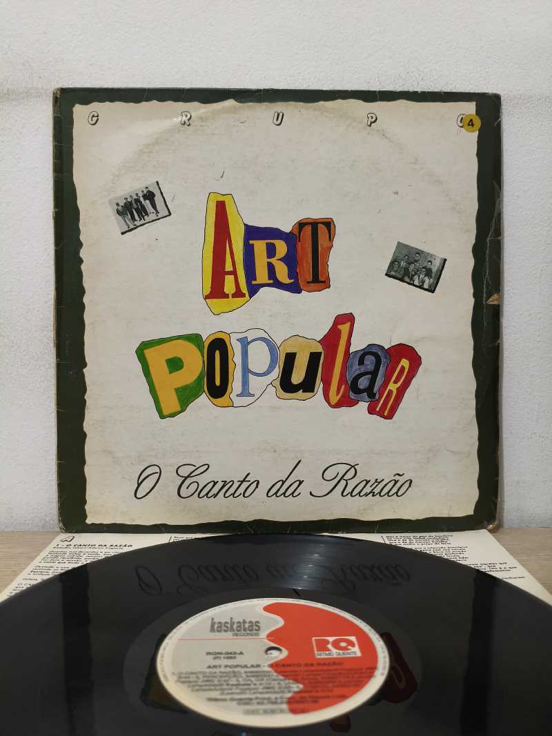 Lp Vinil Art Popular O Canto Da Razão Com Encarte