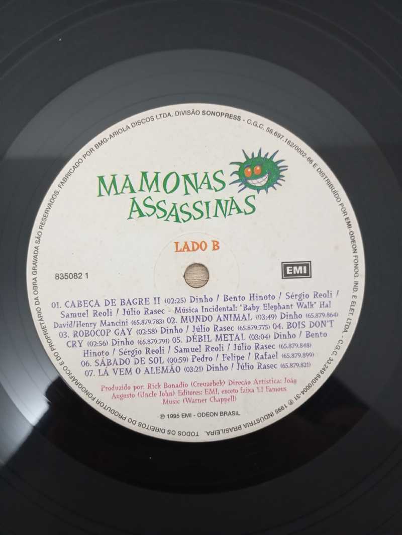 Lp Vinil Mamonas Assassinas 1995