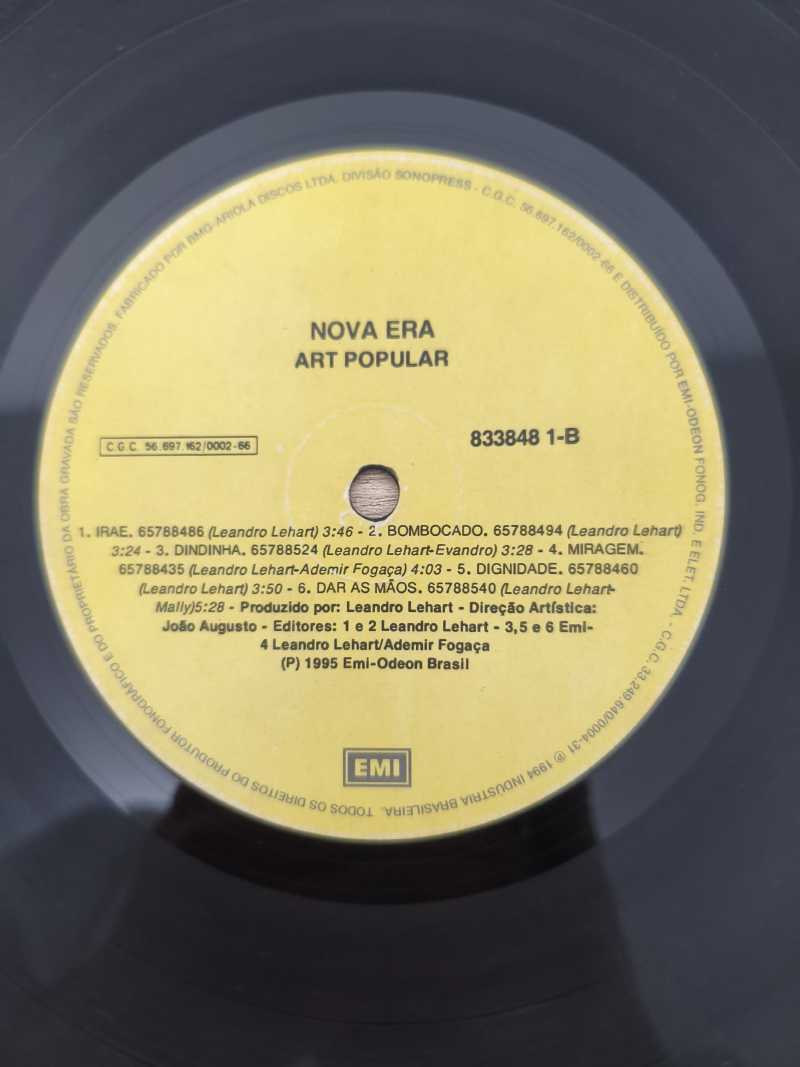 Lp Vinil Art Popular Nova Era