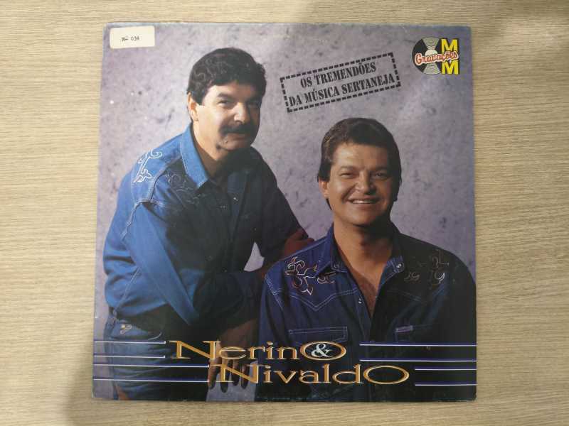 Lp Vinil Nerino & Nivaldo Os Tremend~ões da Música Sertane