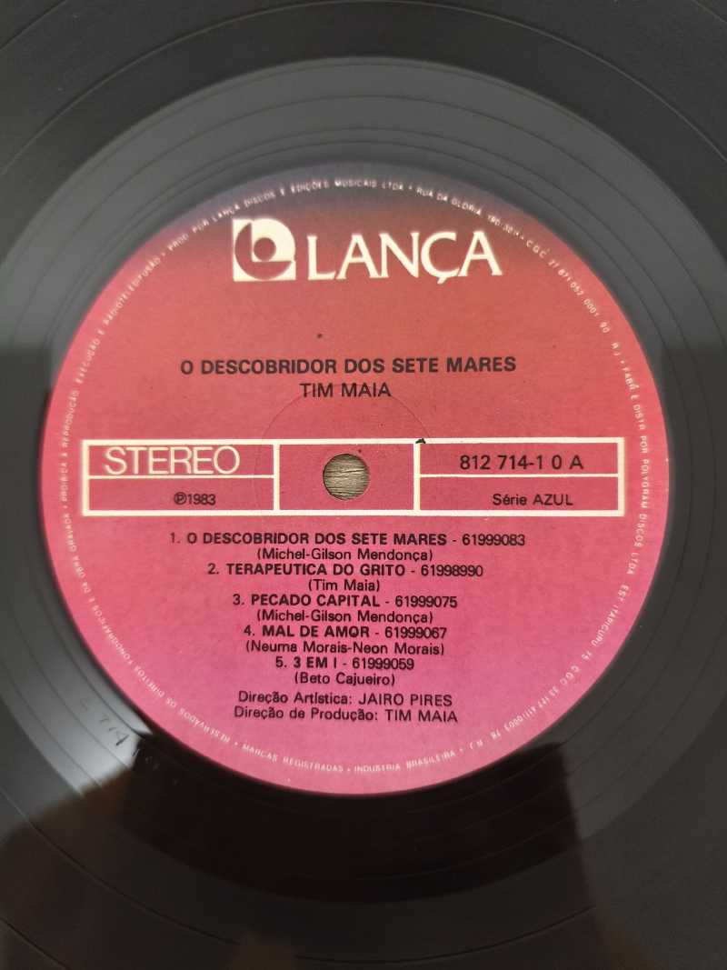 Lp Vinil Tim Maia O Descobridor Dos Sete Mares