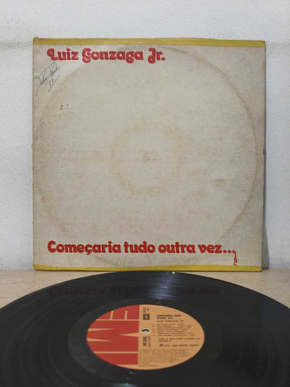 Lp Vinil Gonzaguinha Começaria Tudo Outra Vez...