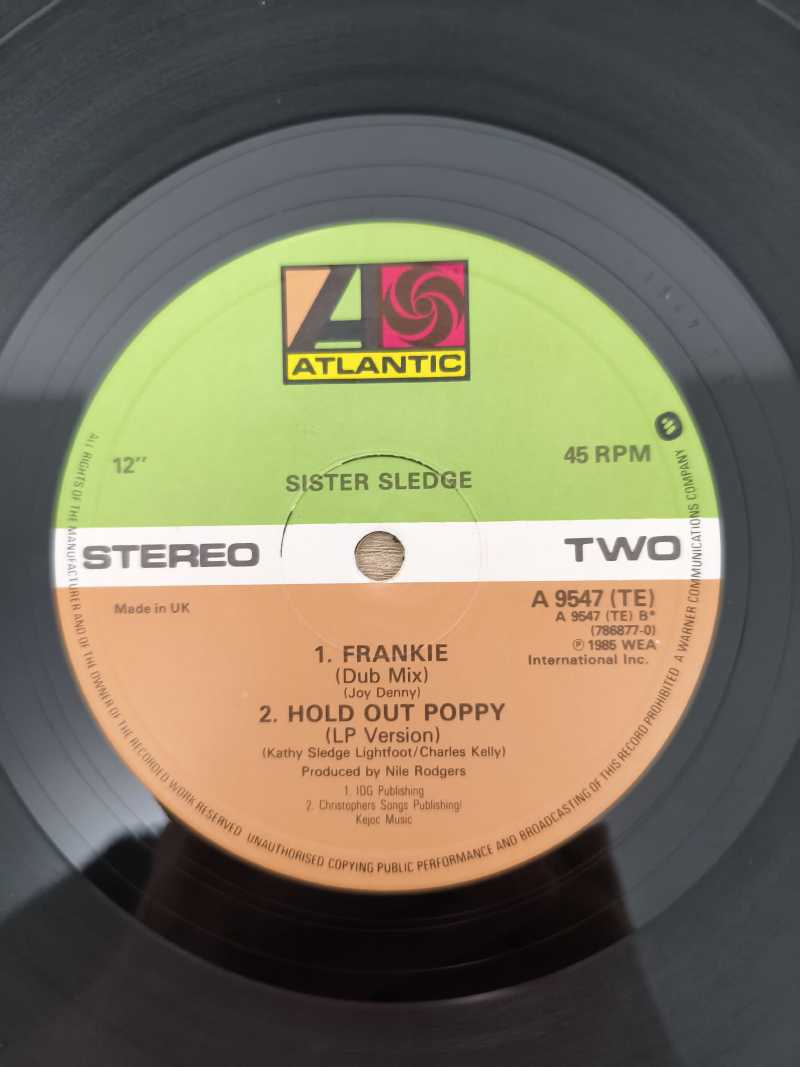 Lp Vinil Sister Sledge Frankie Club Mix + Dub Mix Importado