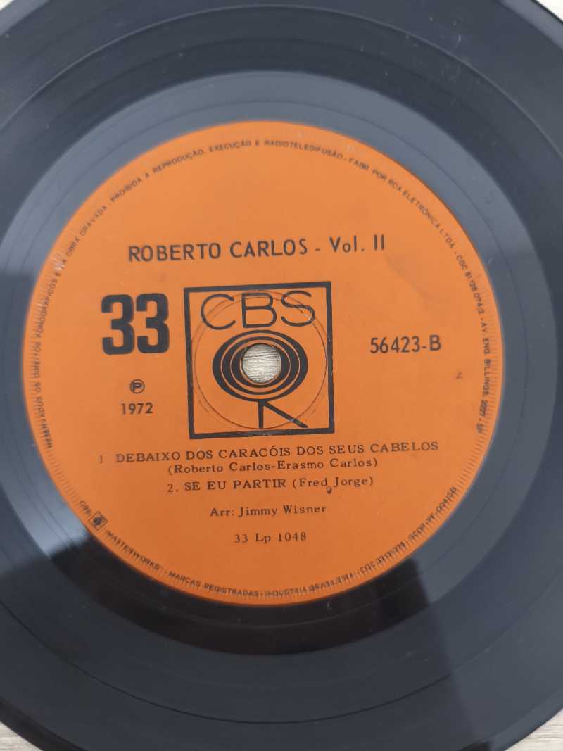 Compacto Vinil Roberto Carlos Detalhes