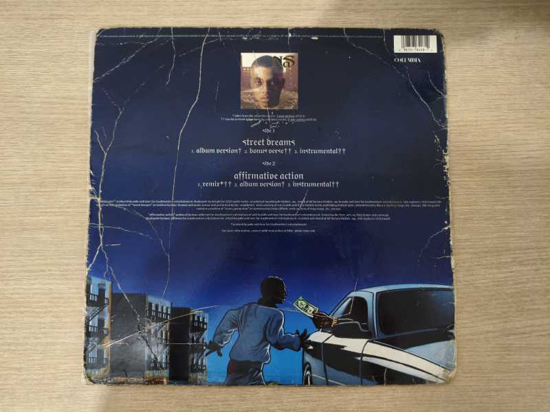 Lp Vinil Nas Street Dreams Importado