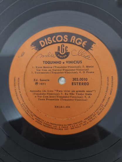 Lp Vinil Toquinho & Vinicius