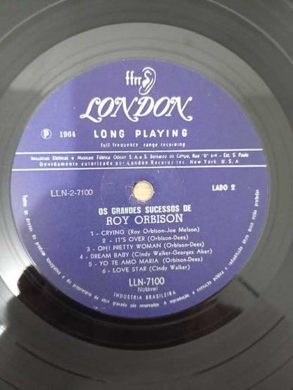 Lp Vinil Roy Orbison Os Grandes Sucessos De Roy Orbison