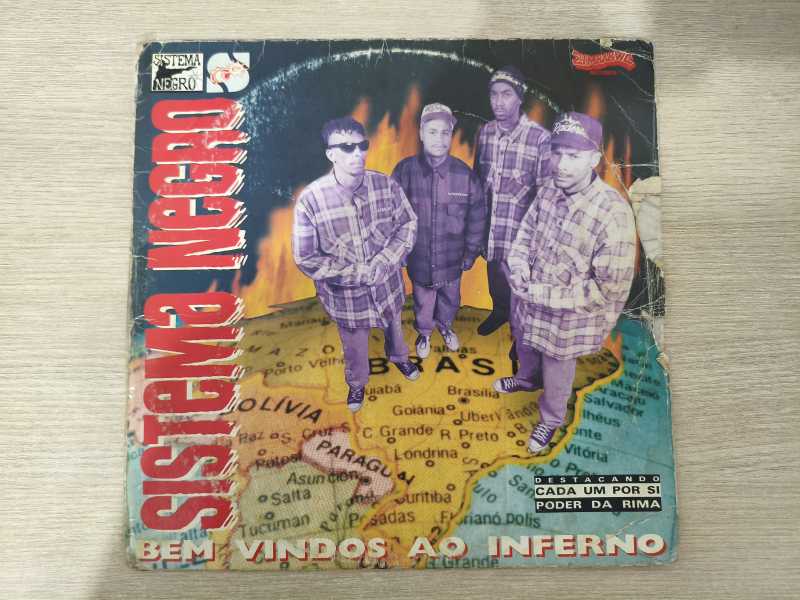 Lp Vinil Sistema Negro Bem Vindos ao Inferno