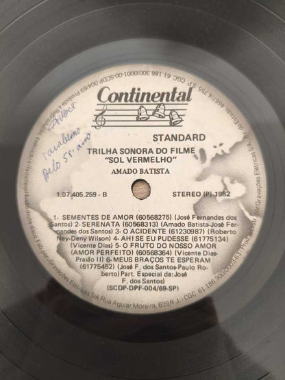 Lp Vinil Amado Batista Sol Vermelho