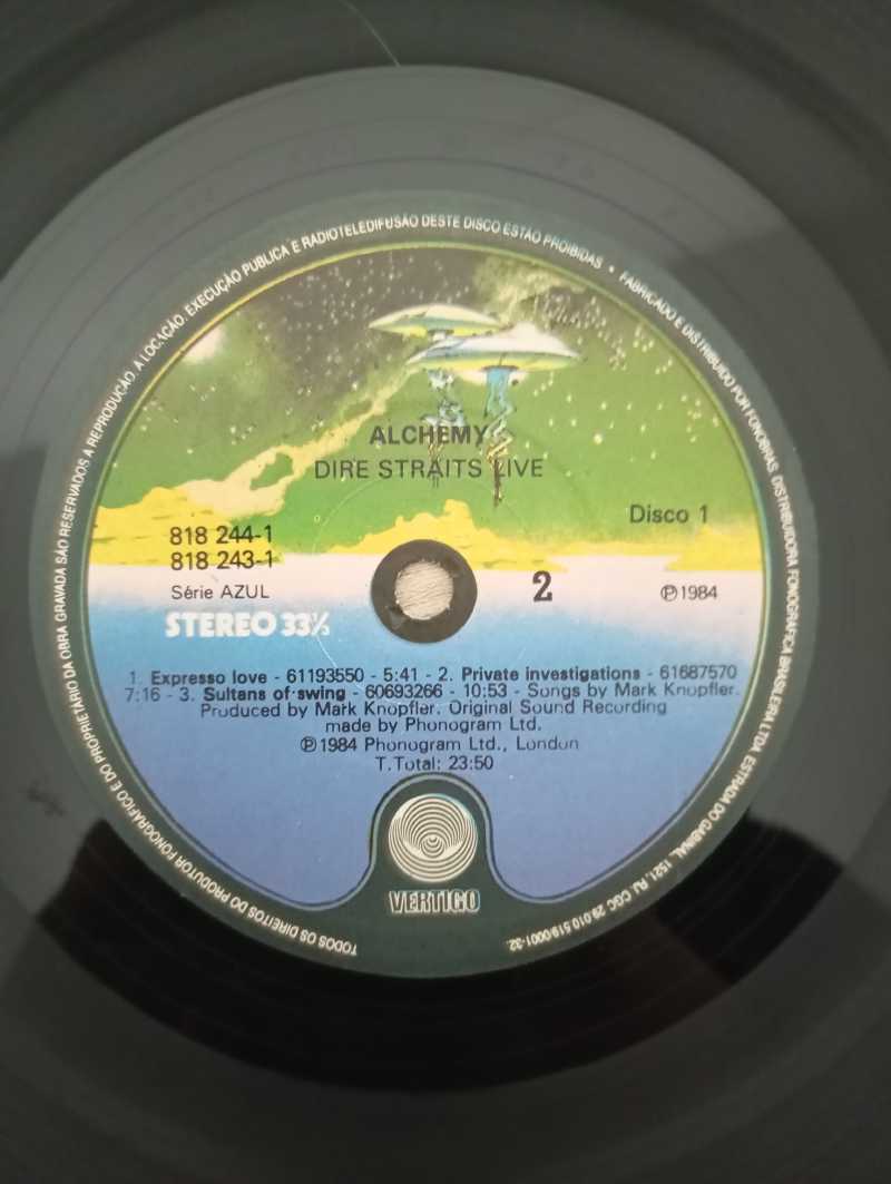 Lp Vinil Dire Straits Alchemy - Dire Straits Live Duplo
