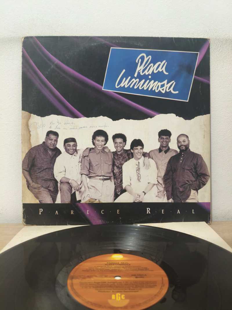 Lp Vinil Placa Luminosa Parece Real Com Encarte