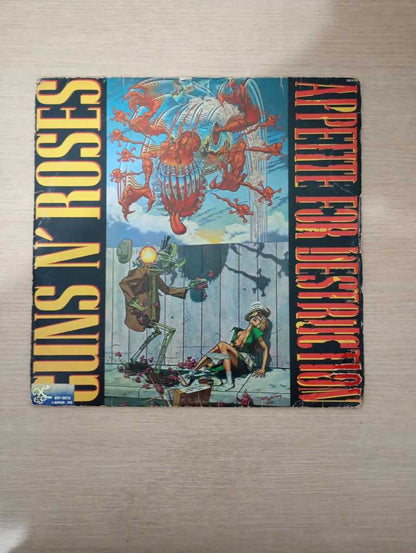 Lp Vinil Guns N' Roses Appetite For Destruction Com Encarte