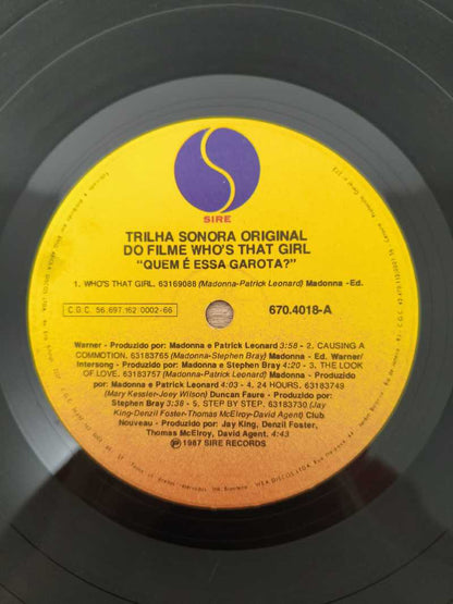 Lp Vinil Madonna Who's That Girl