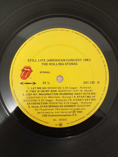 Lp Vinil The Rolling Stones Still Life Concert 1981