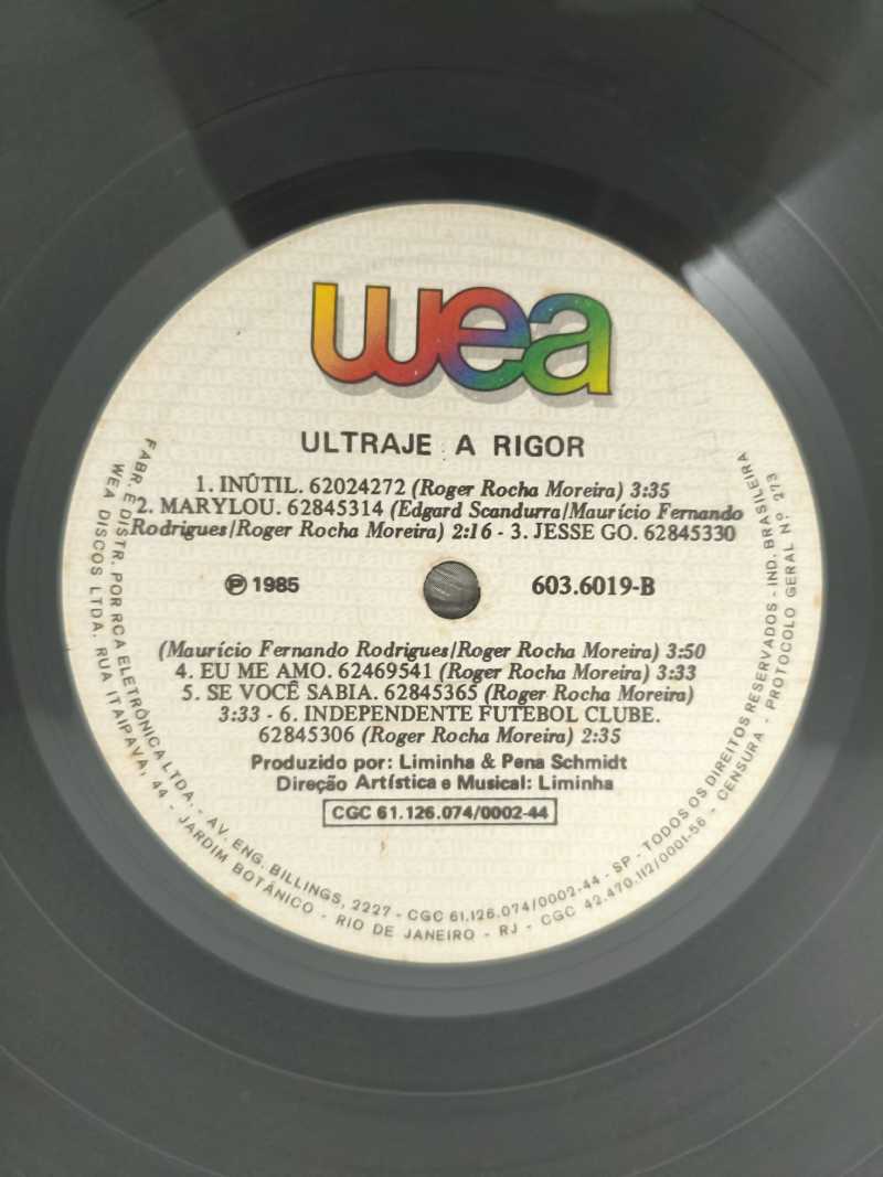 Lp Vinil Ultraje A Rigor Vamos Invadir Sua Praia C/ Encarte