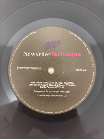 Lp Vinil New Order Technique