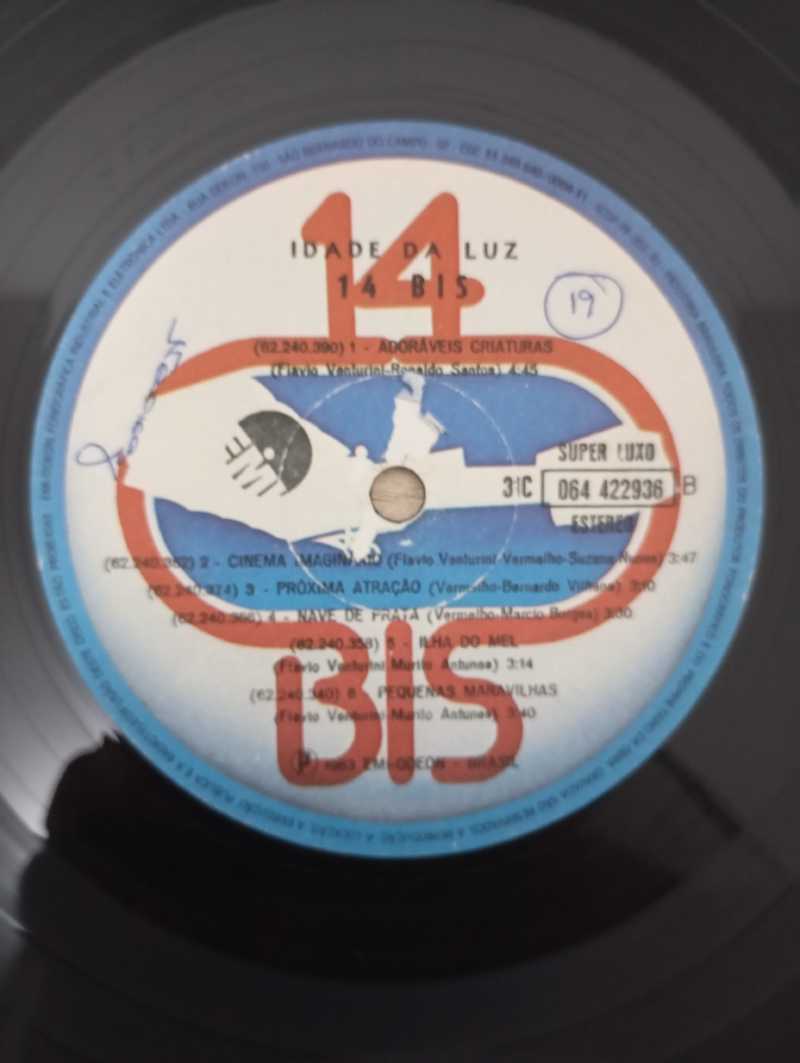 Lp Vinil 14 Bis A Idade Da Luz