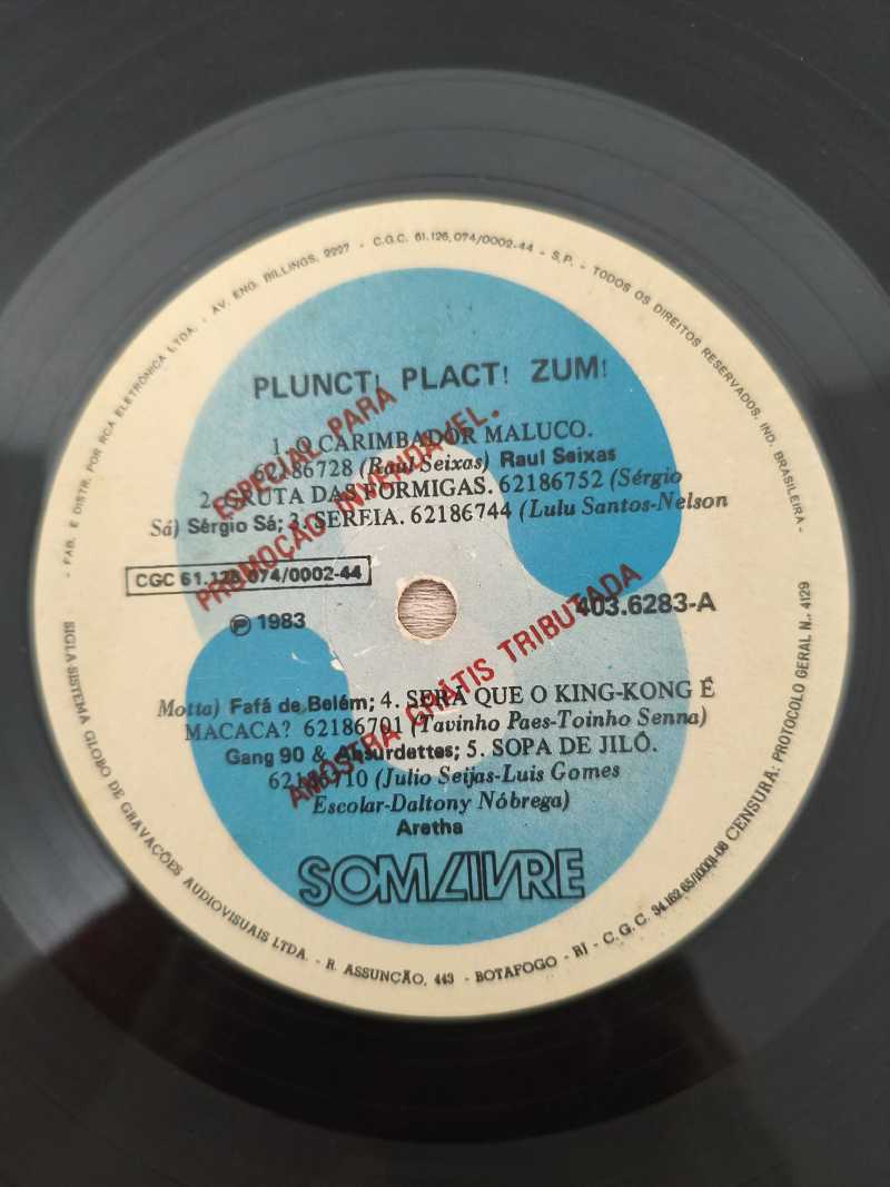 Lp Vinil Plunct Plact Zuum